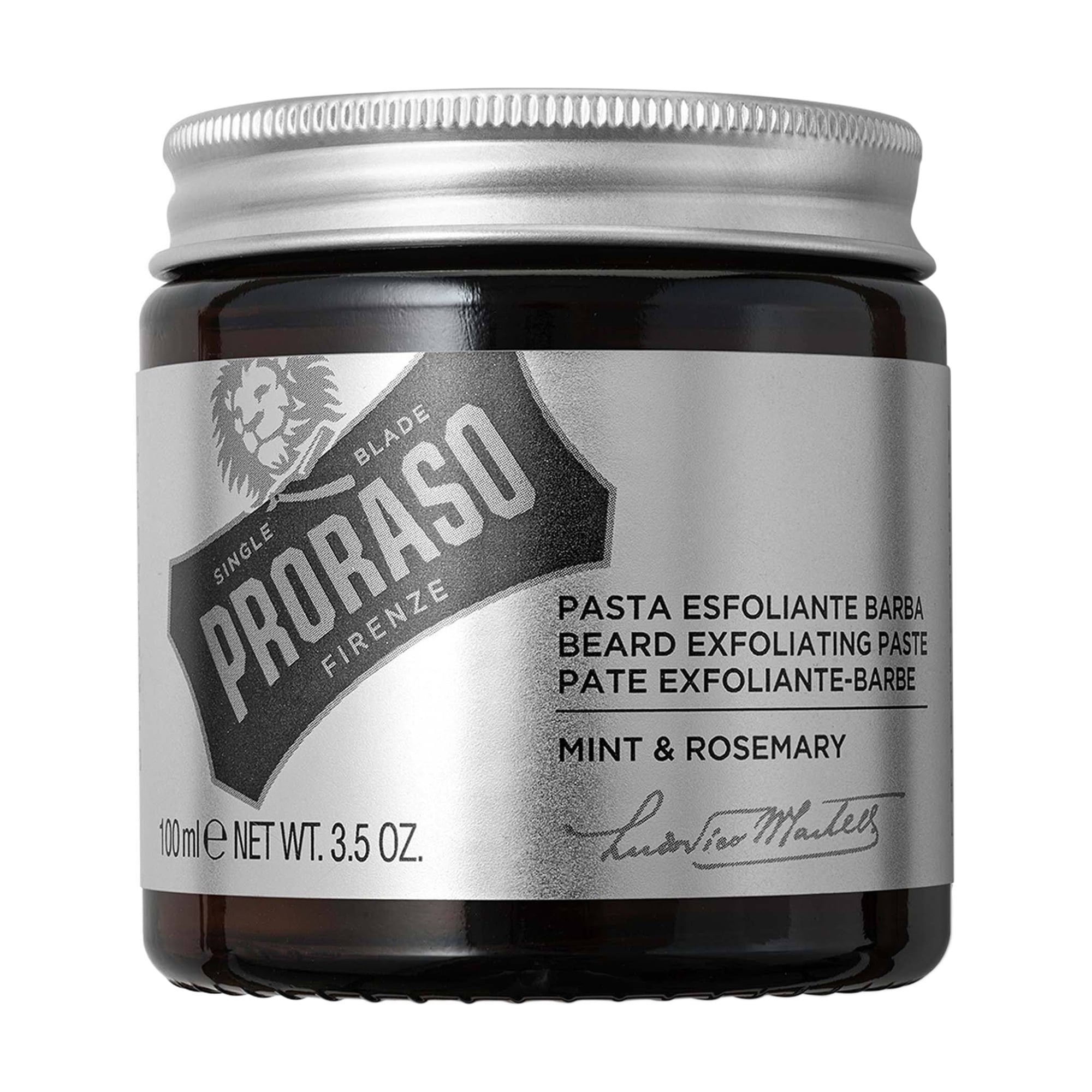 Скраб для бороди і обличчя Proraso Beard Exfoliating Paste Mint &amp; Rosemary, 100 мл